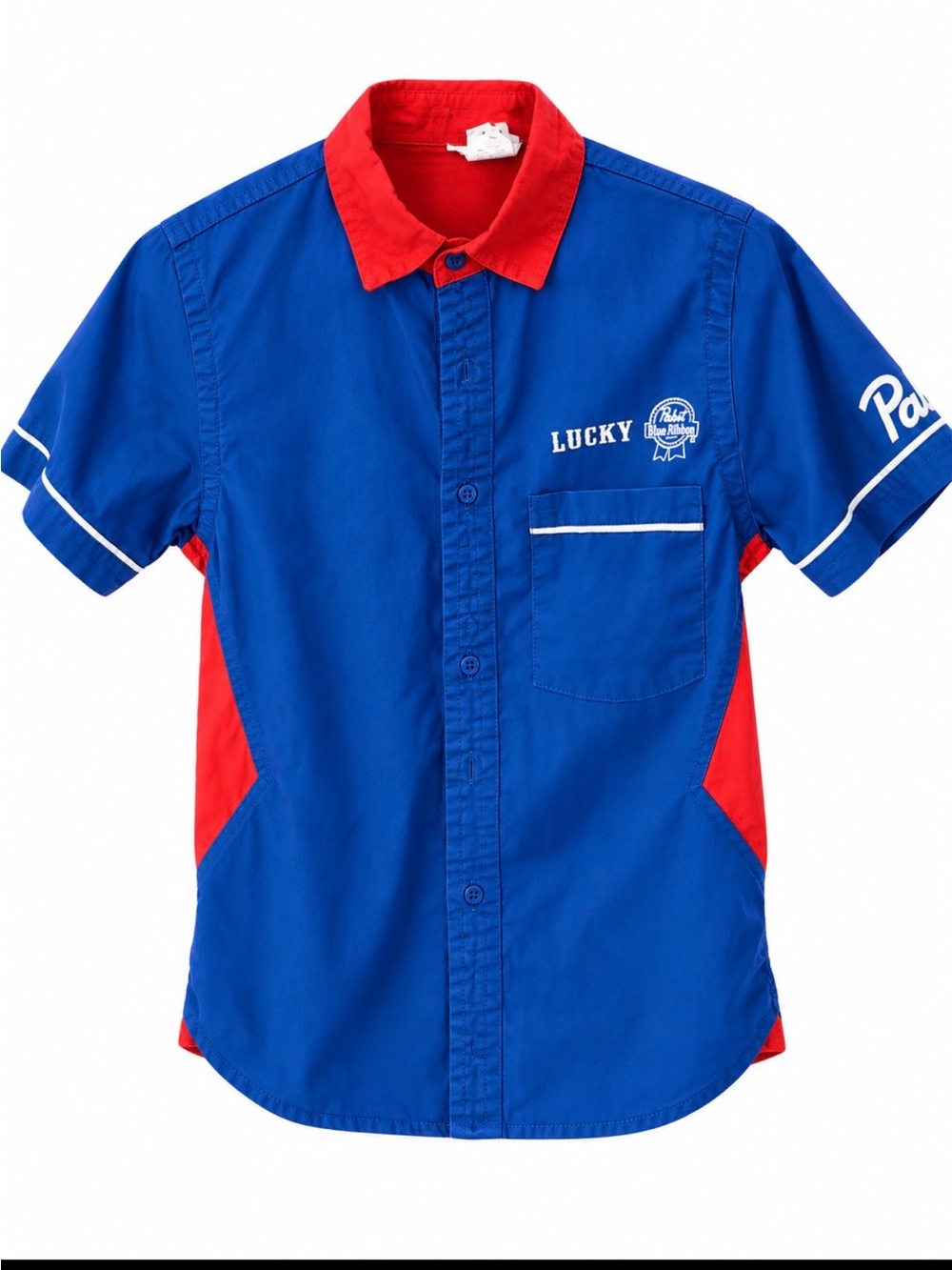 Pabst Blue Ribbon Bowling Shirt Small